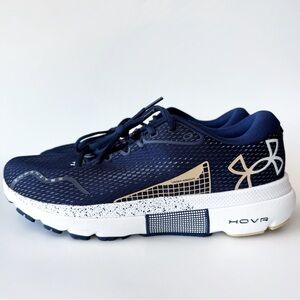 Under Armour HOVR Infinite 5 US Naval Academy Navy Sneakers Mens Size 9.5 Shoes